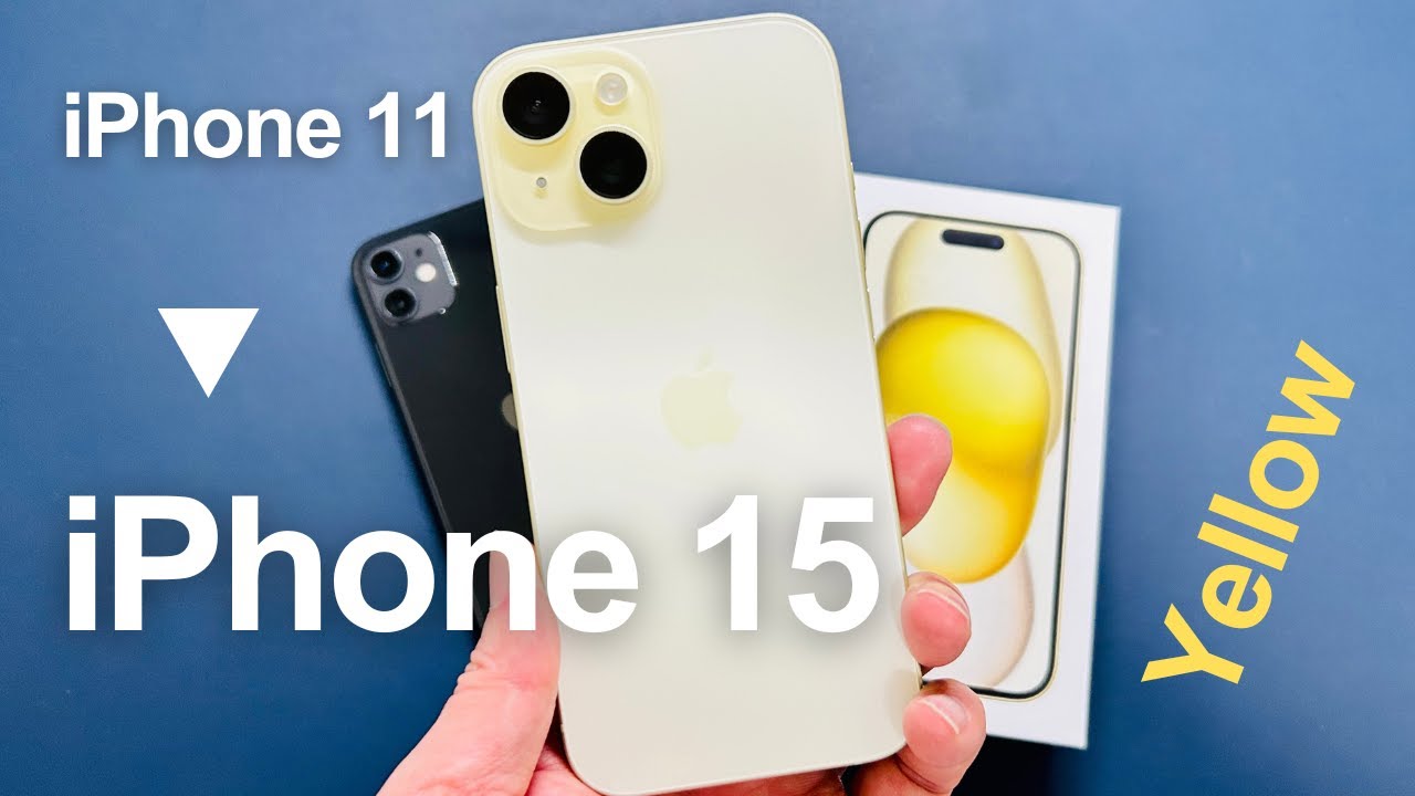 字幕のみ【iPhone 15】イエロー開封レビュー！iPhone 11から乗り換え
