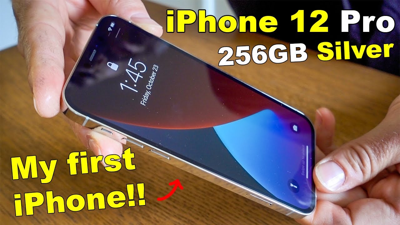 iPhone 12 Pro Silver 256GB UNBOXING AND FIRST IMPRESSIONS!! - YouTube