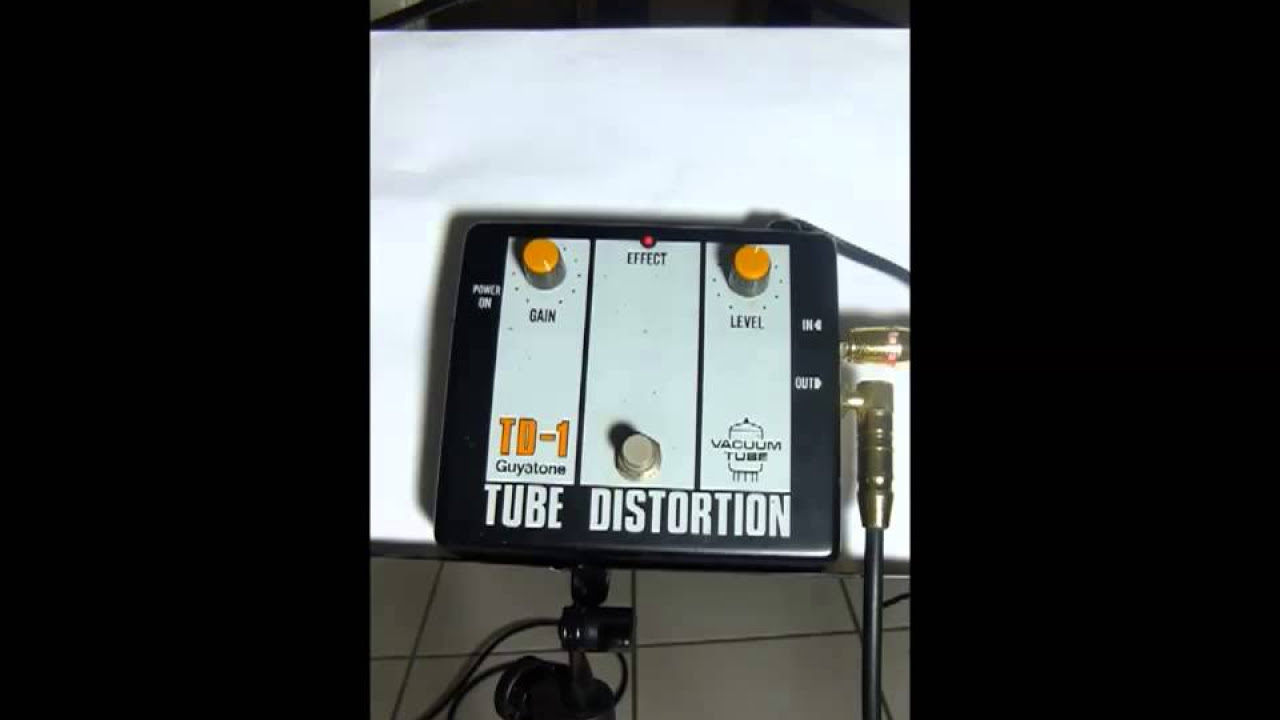 Guyatone TD-1 Tube Distortion Guitar Pedal - YouTube