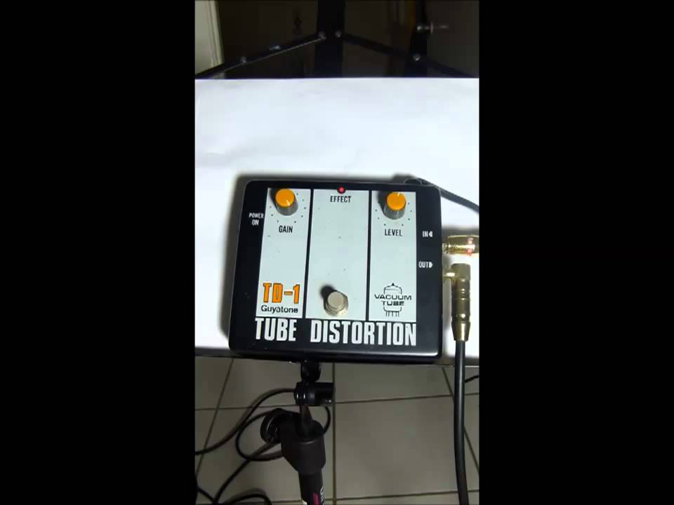 Guyatone TD-1 Tube Distortion Guitar Pedal - YouTube