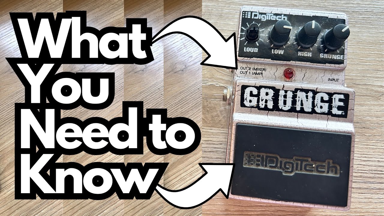 What I Like (and Don't) About the DigiTech Grunge Pedal - YouTube