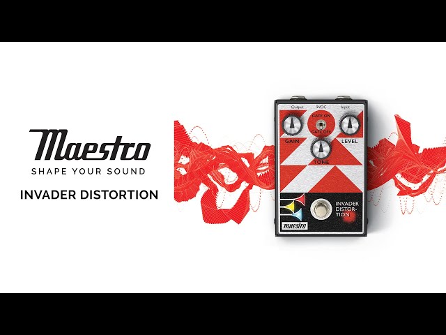 Maestro Invader Distortion Demo - YouTube