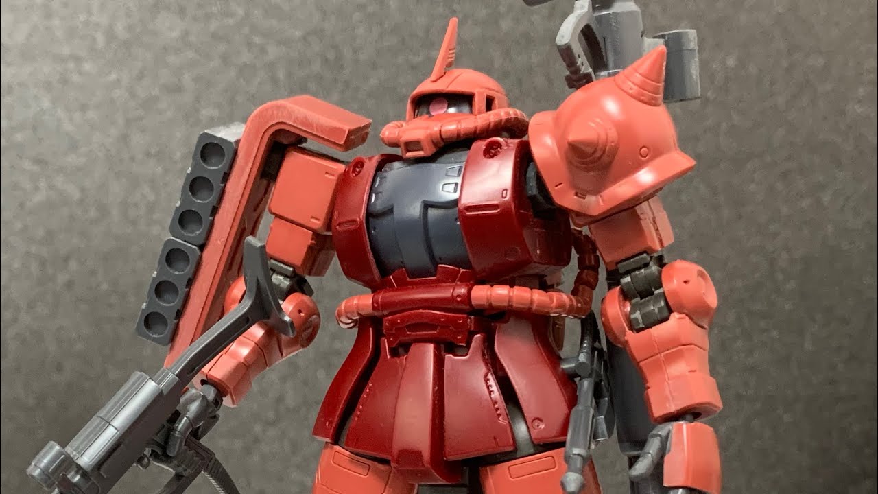 やっぱり赤がいい！ テレビ版カラーに！ MS-06S ZAKU II Red Comet Ver