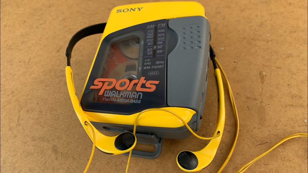 Sony WM-FS397 Walkman belt replacement (one shot) - YouTube