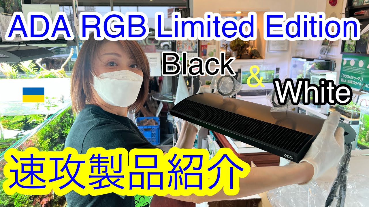 ソーラーRGB リミテッドエディション ホワイト／ブラック 発売 製品