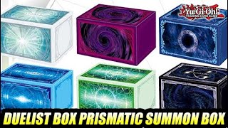 Duelist Box Prismatic Summon Box Goods - YouTube