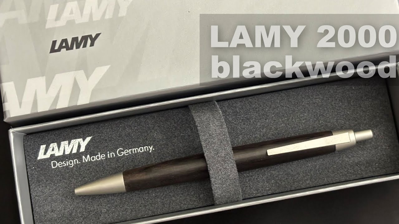 LAMY 2000 blackwood×JETSTREAM｜ラミー2000 ブラックウッド（L203