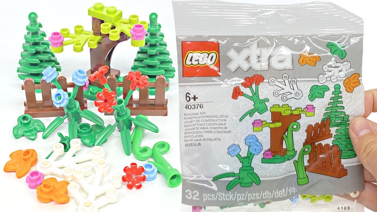 LEGO Xtra Botanical Accessories review! 2020 polybag 40376! - YouTube