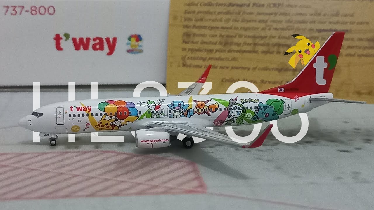 t'way 737-800 ポケモンジェット ティーウェー Phoenix ティーウェイ