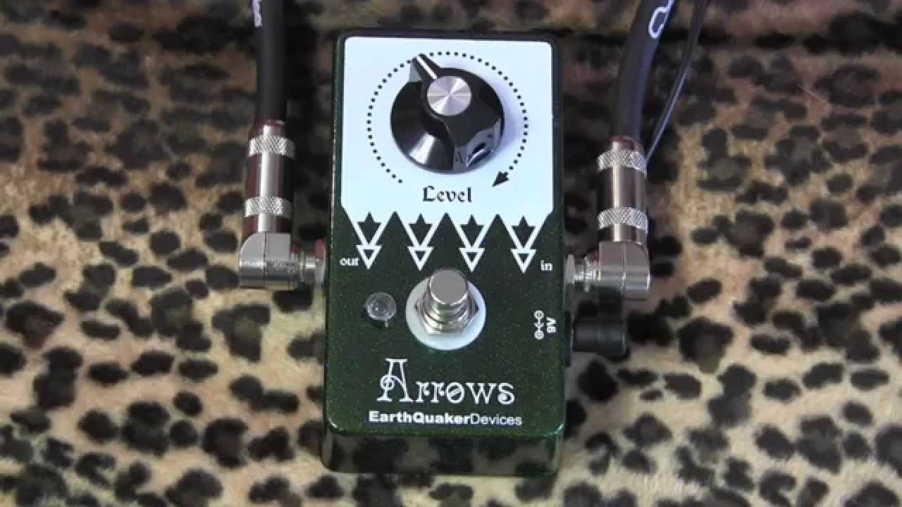 Earthquaker Devices ARROWS preamp booster demo with dirty amp tone