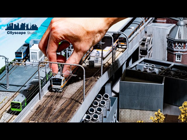 Diorama】Making Tokyo Station Marunouchi in N Scale - 600+ Hours