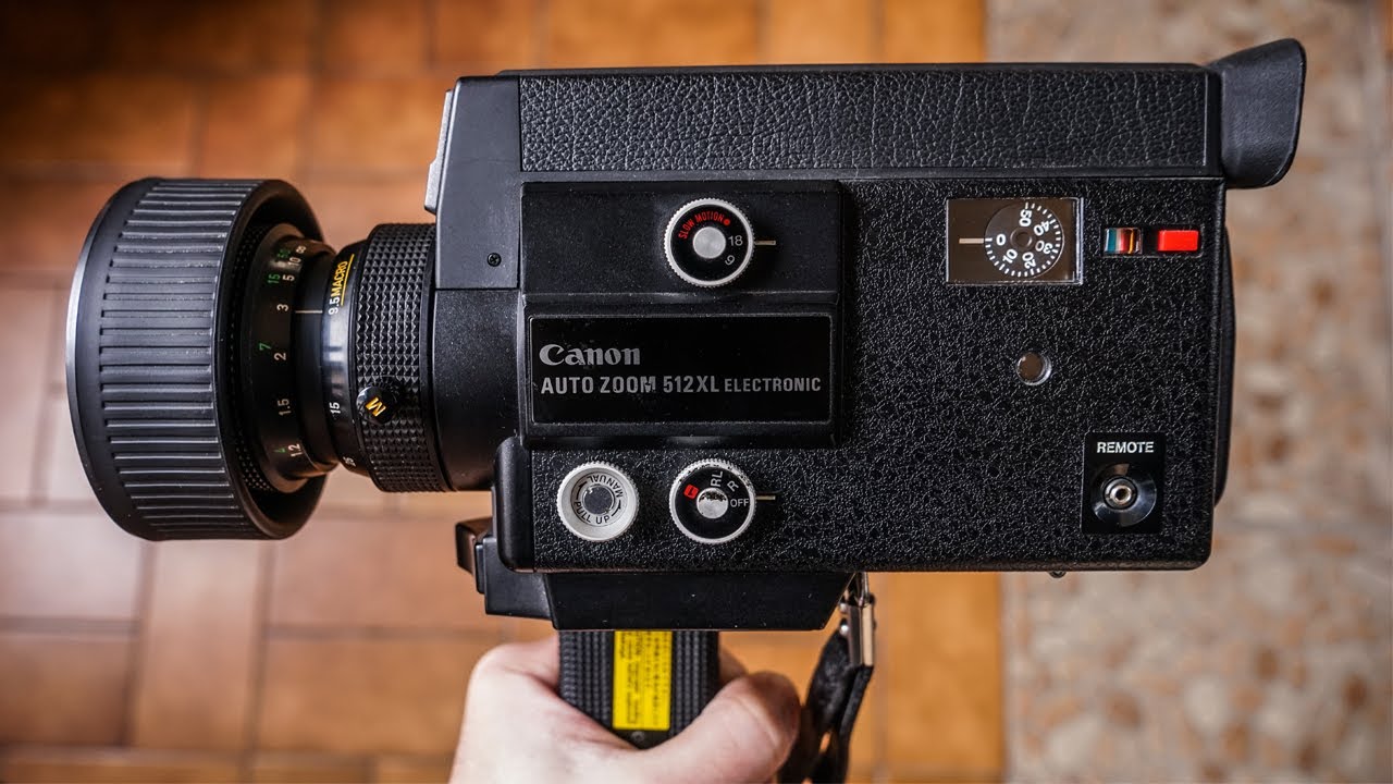 Canon 512XL Auto Zoom - Super 8 Movie Camera - YouTube
