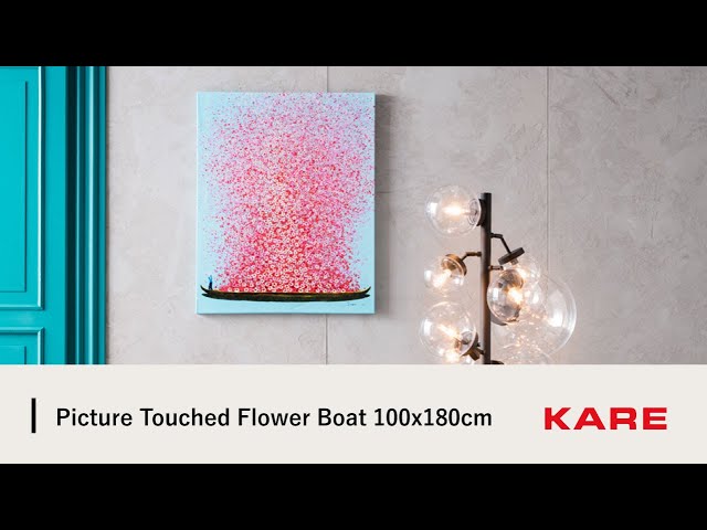 KARE Collection】#040 フラワーボート100x80cm タッチドピクチャー