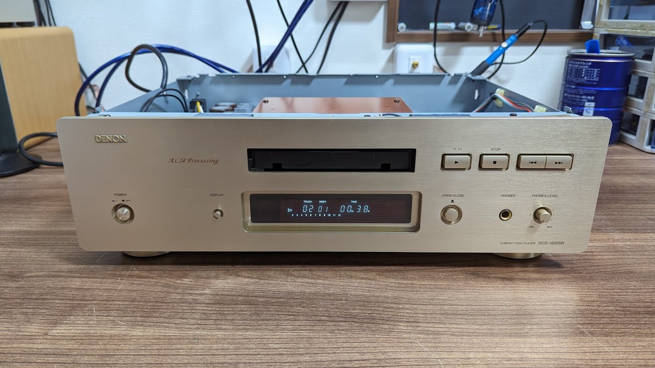 ハードオフで買った¥11,000のジャンクなCDプレーヤーを修理 DENON DCD