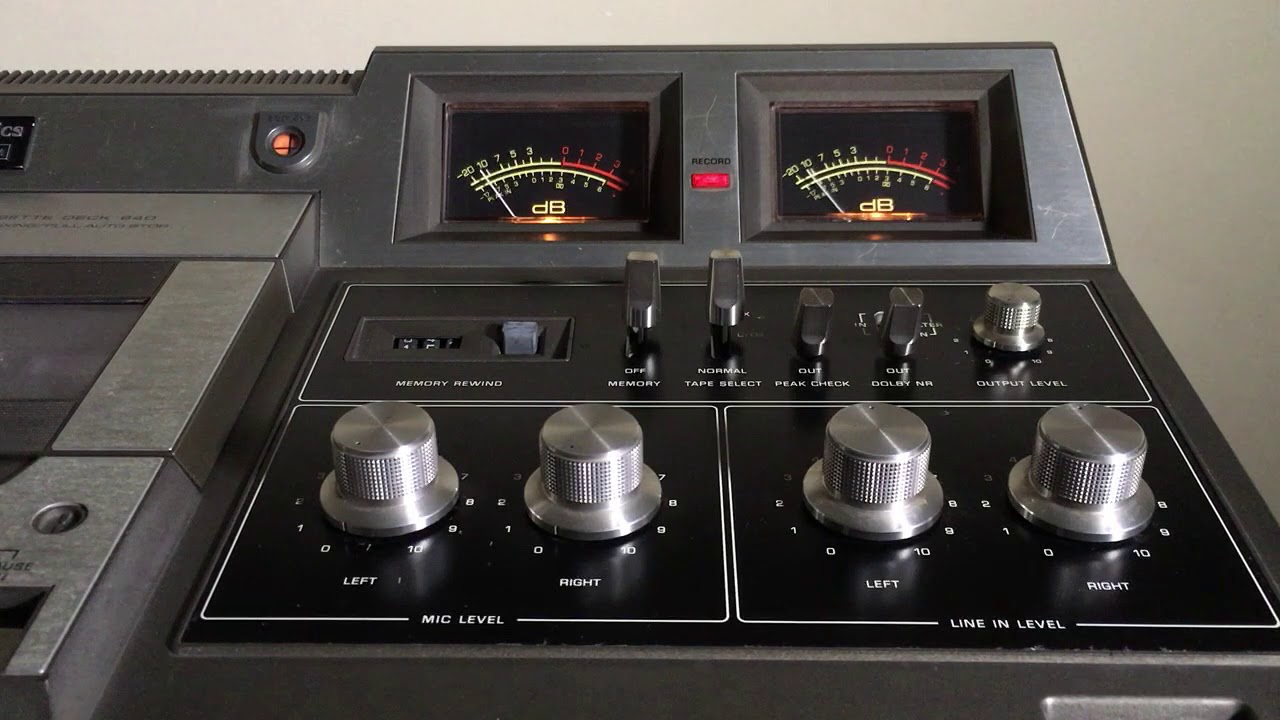 ☆Technics STEREO CASSETTE DECK RS-640U ♪ Technics RS-640U Stereo