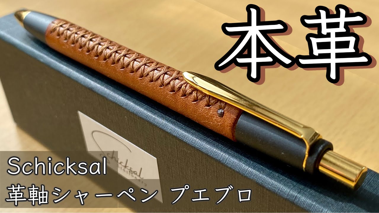 シックザール schicksa 革軸ペン【プエブロペトローリオ】シャープ