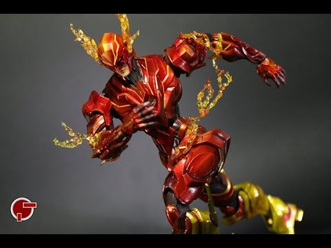 Toy Review: Play Arts Kai DC Variant The Flash - YouTube