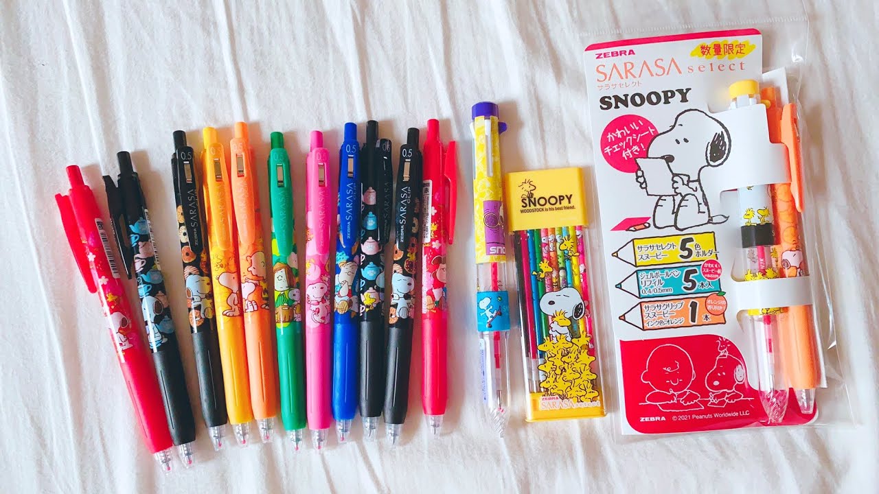 SARASA × スヌーピー 】香り付きボールペン