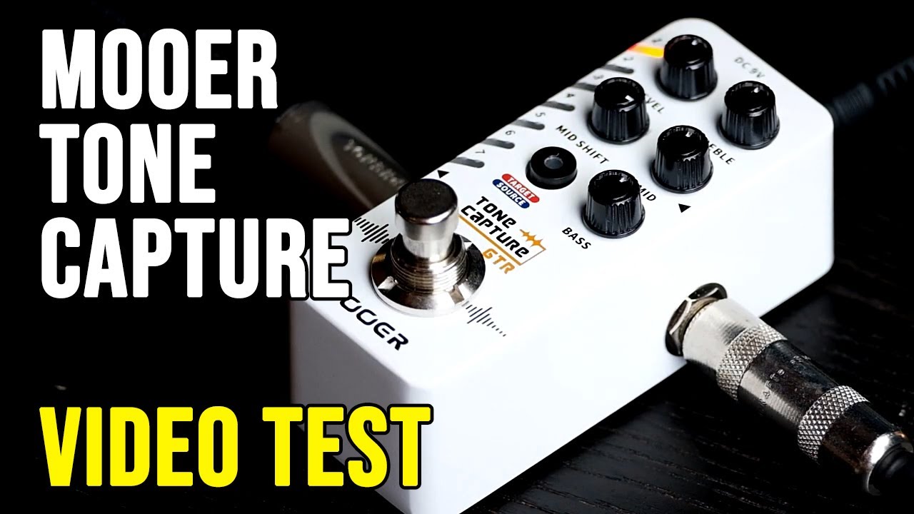 MOOER Tone Capture Video Test - YouTube
