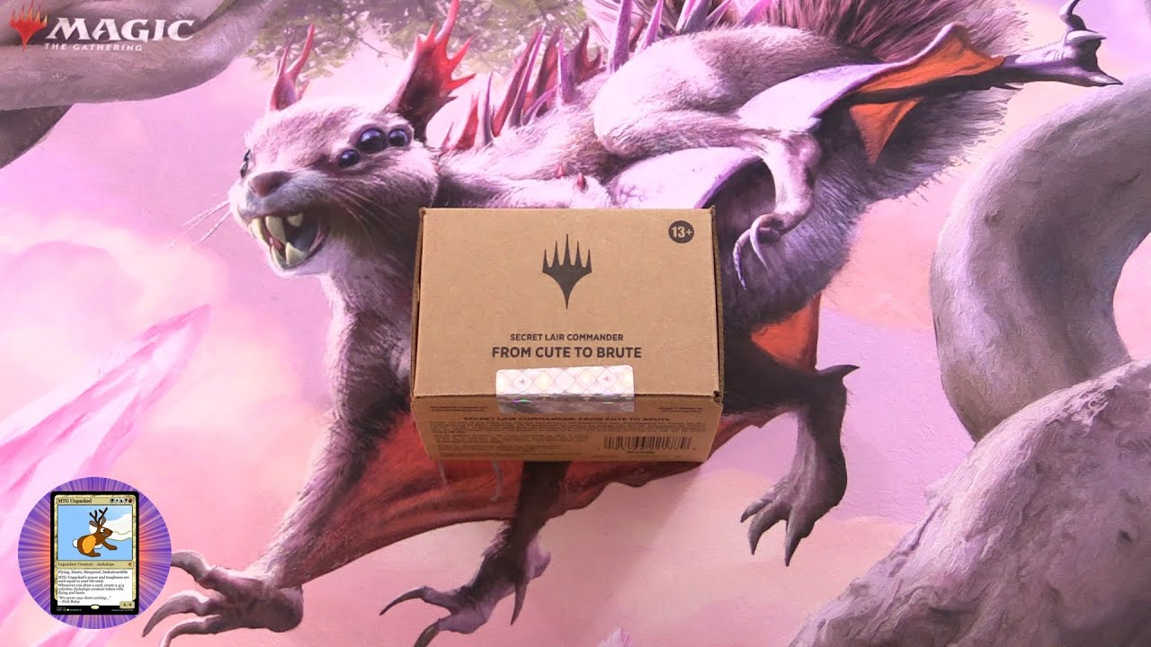 MTG Secret Lair - From Cute to Brute Commander Deck Unboxed! - YouTube
