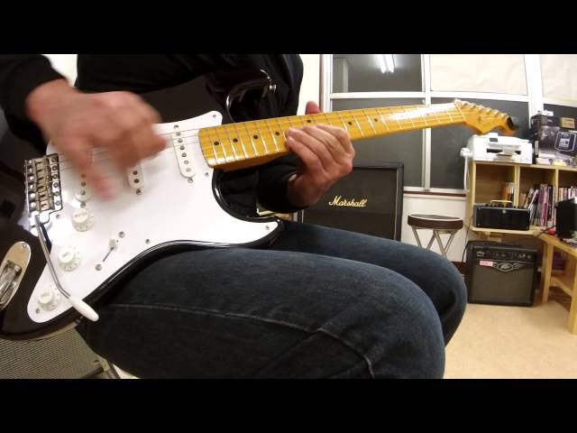 Fender Japan ST57-70TX（ST57-TX）クランチ - YouTube