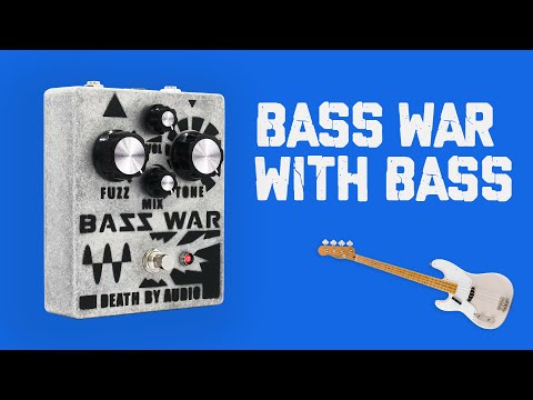 Bass War by Death By Audio with bass guitar - YouTube