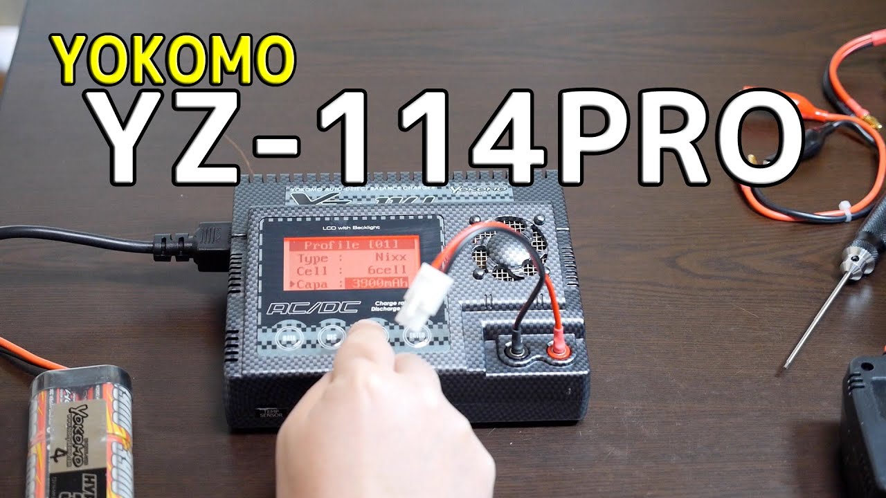 180ボディYokomo BL-EP6ZEROS ニッケルリポバッテリー充走配線 180