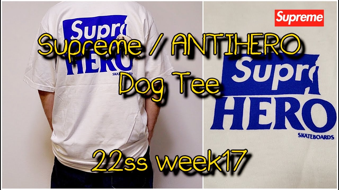Supreme / ANTIHERO Dog Tee 22ss week17 シュプリーム / アンタイ