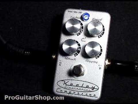 Keeley Compressor Pedal 4 Knob - YouTube