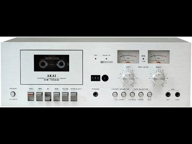RESTORATION OF AKAI STEREO CASSETTE DECK CS - 705D - AKAI STEREO