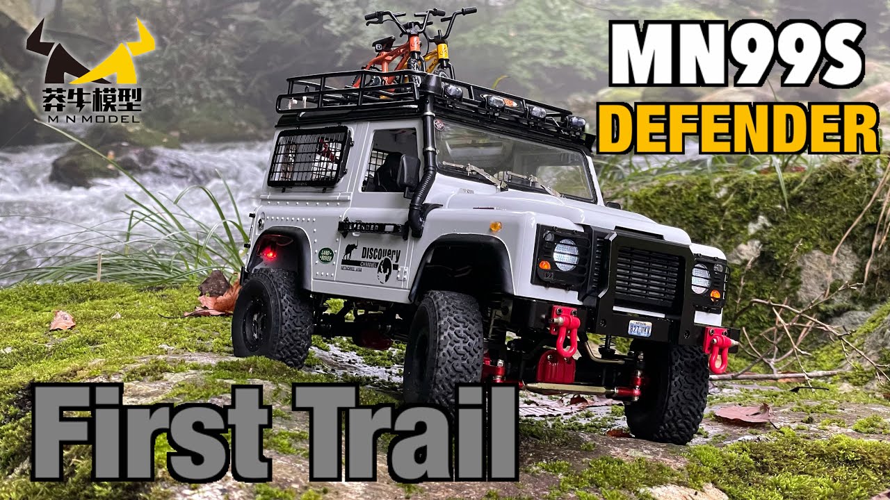 MN99s DEFENDER D90 Cool update and first trail✨ 最高にカッコ良く