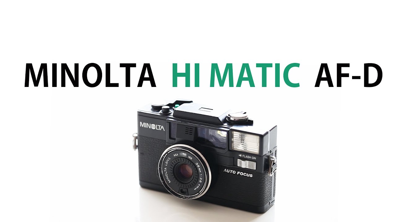 Minolta hi matic af d. 미놀타 하이매틱 AF-D 사용법. Minolta Hi