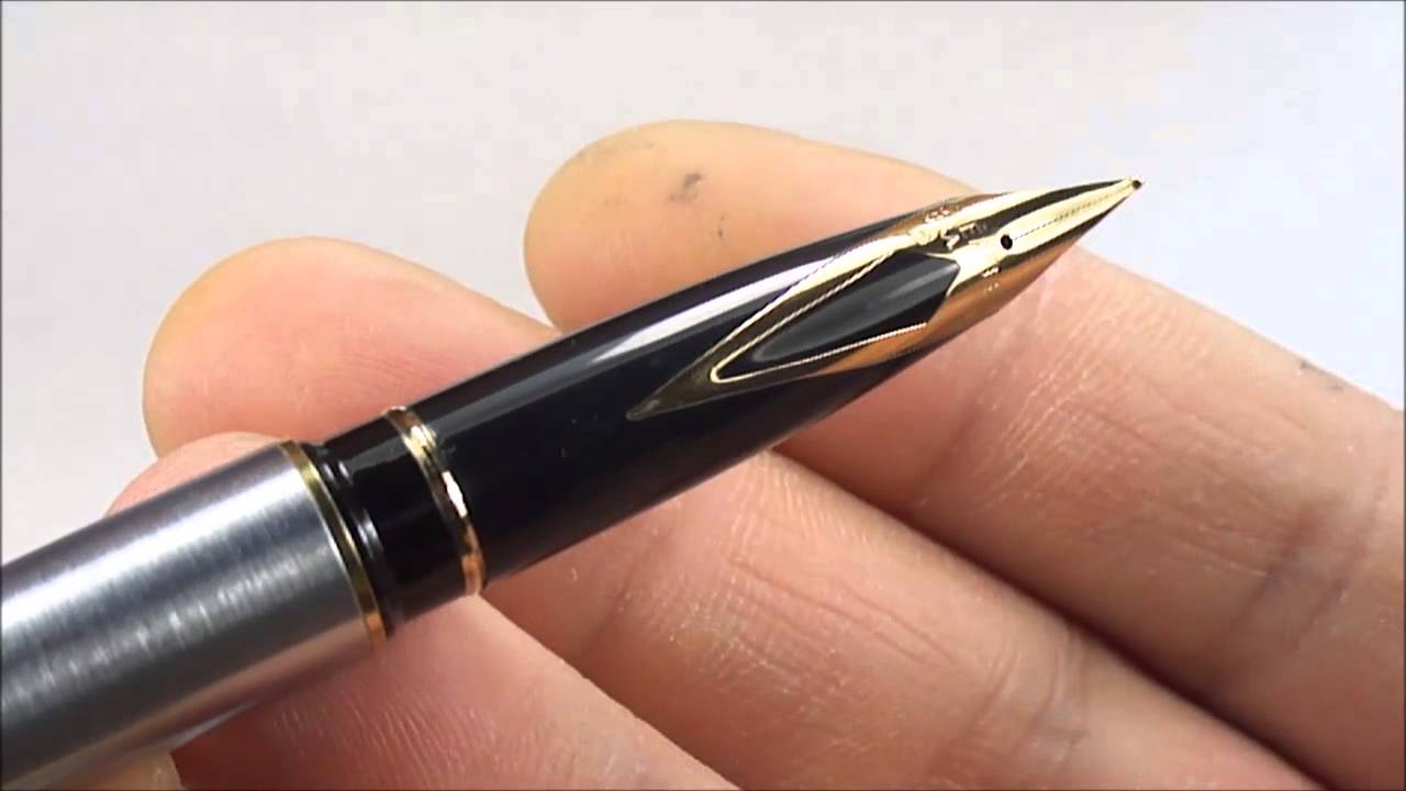 Sheaffer Targa 1001XG Fountain Pen - YouTube