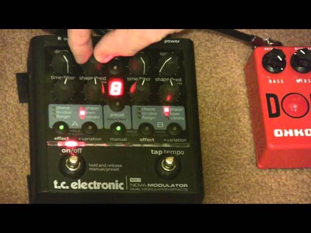 ギター t.c. electronic NOVA Modulator TC Electronic | Product | NM