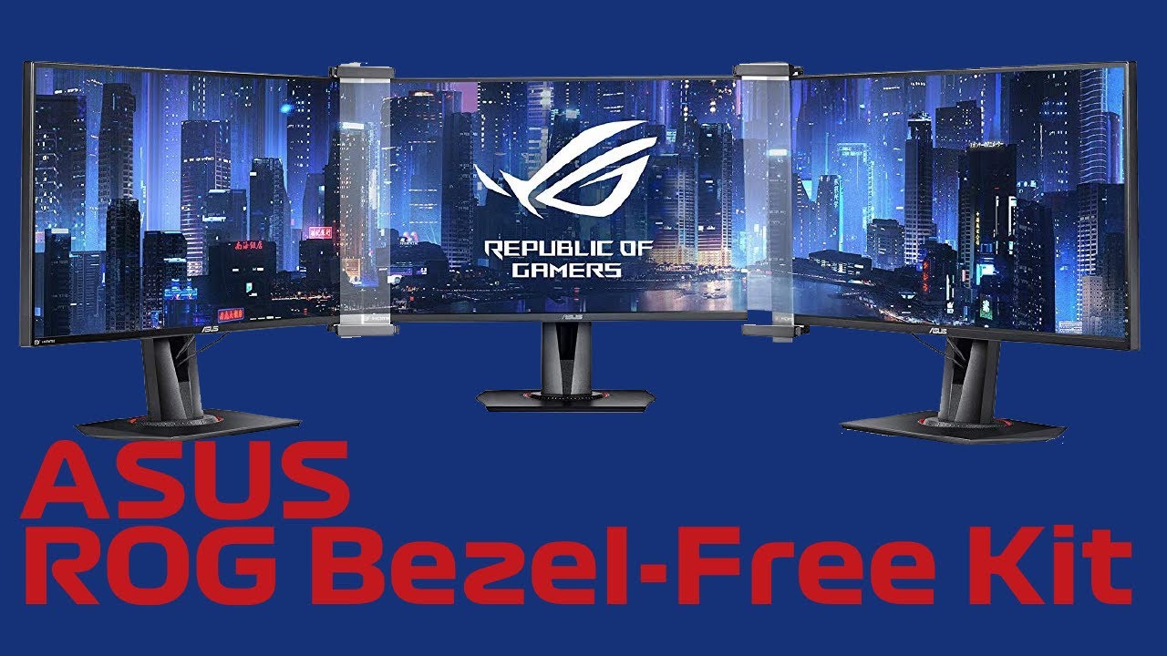 ベゼルが消えるベゼルフリーキットを試してみた / ASUS ROG Bezel-Free