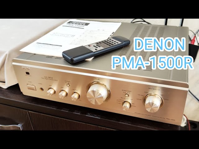 Denon PMA-1500R working video - YouTube