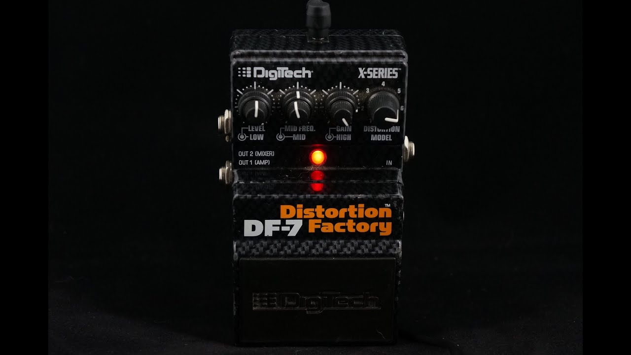 DigiTech DF-7 DISTORTION FACTORY DEMO/REVIEW - YouTube