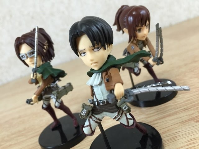 進撃の巨人 ワールドコレクタブルフィギュアvol.1 開封・レビュー