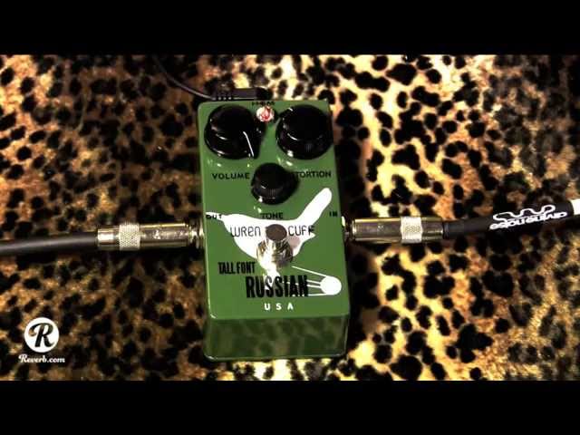 Wren & Cuff Tall Font Green Russian Big Muff clone pedal demo with