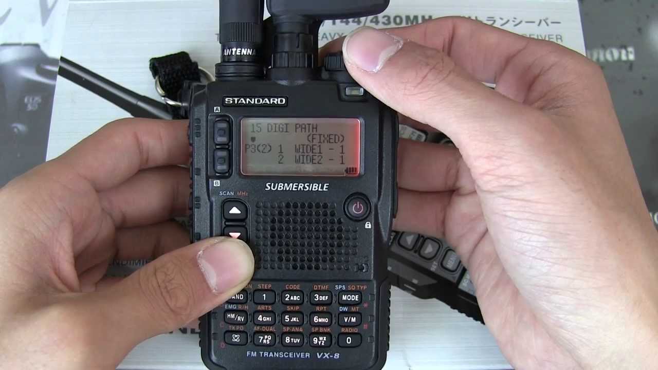 八重洲無線 STANDARD VX-8D 商品情報 - VX-8/VX-8D／八重洲無線株式会社