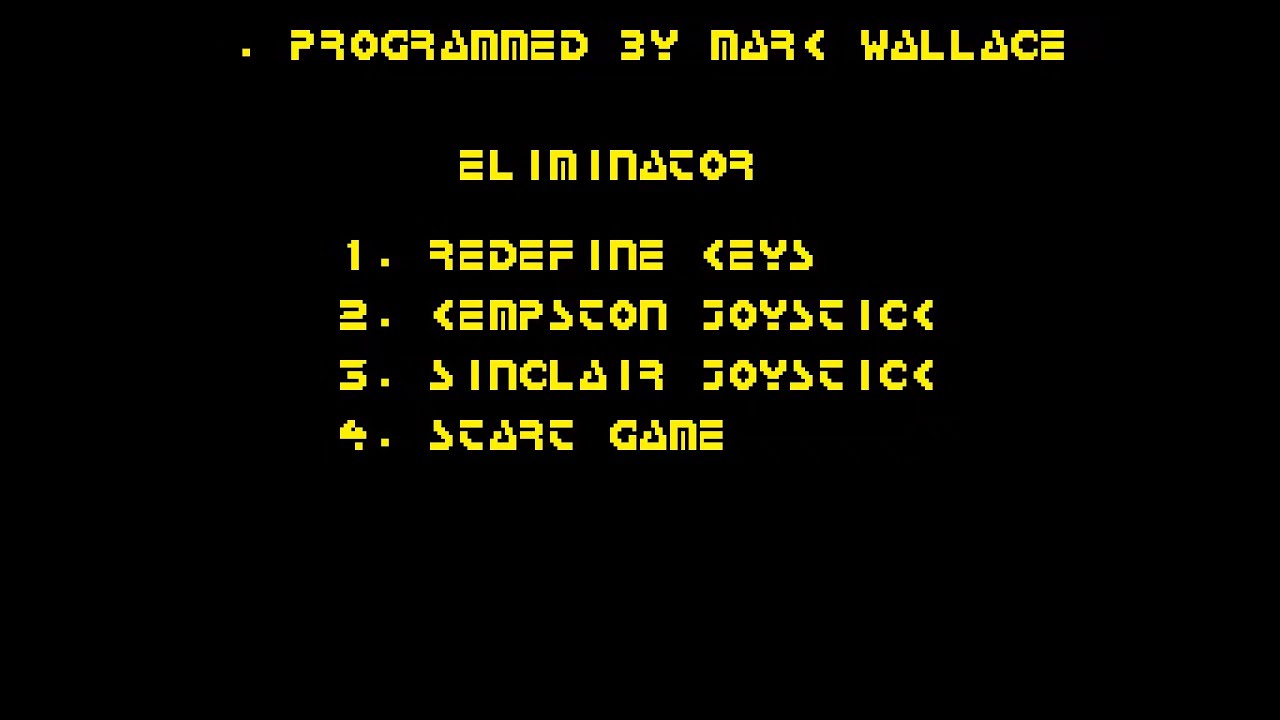 ZX Spectrum Longplay [277] Eliminator (Alternative Software) (EU