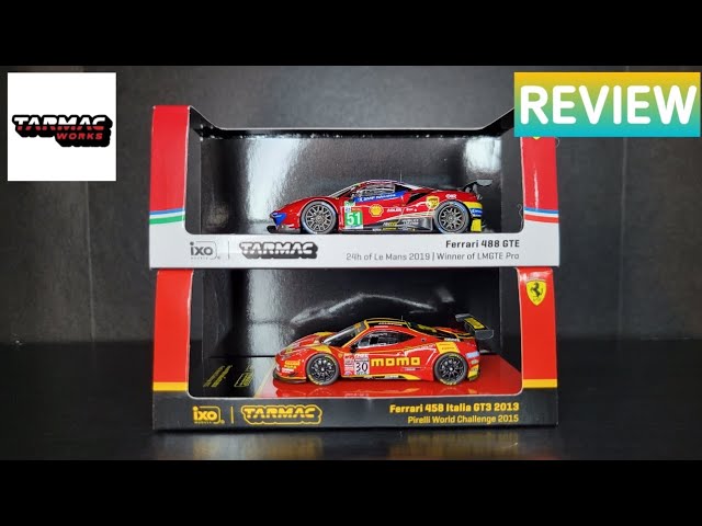 Tarmac Works - Ferrari 488 GTE & 458 Italia GT3 - Le Mans Winner
