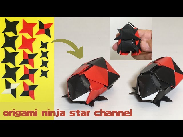 折り紙☆15 てんとう虫1-1 ladybug origami - YouTube