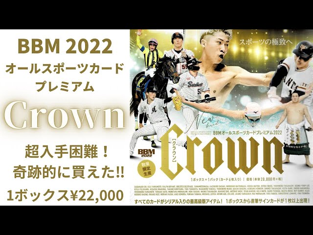 BBM Crown2024 スポーツトレーディングカードプレミアム2boxセット