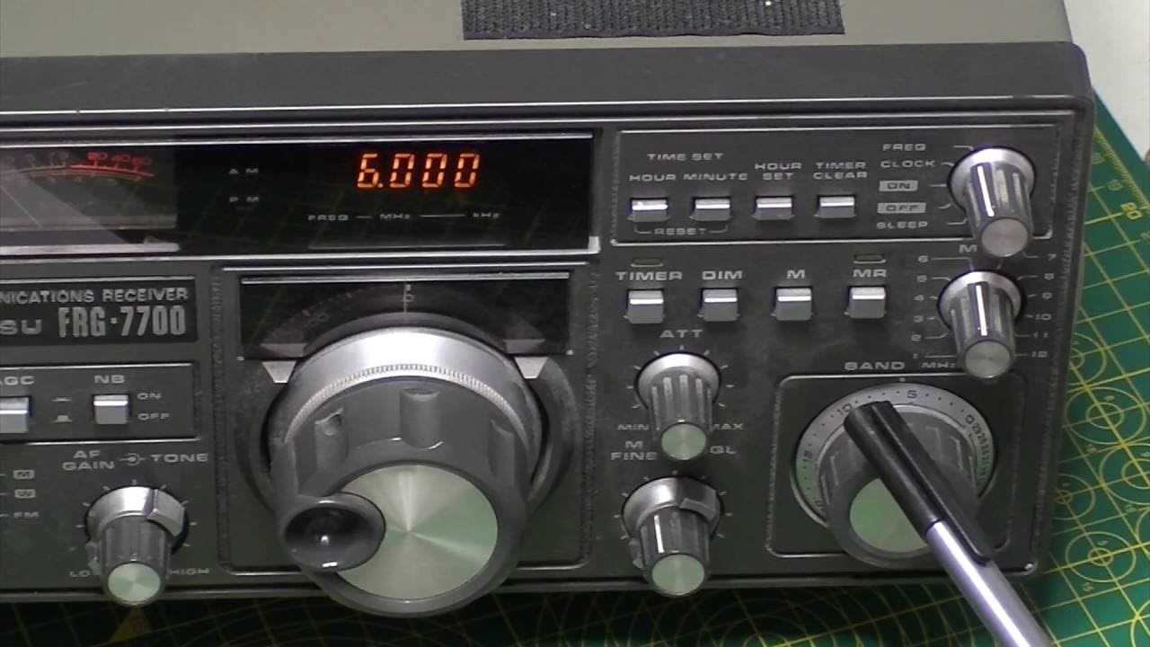 Yaesu FRG-7700 HF receiver troubleshooting Part 1 - YouTube