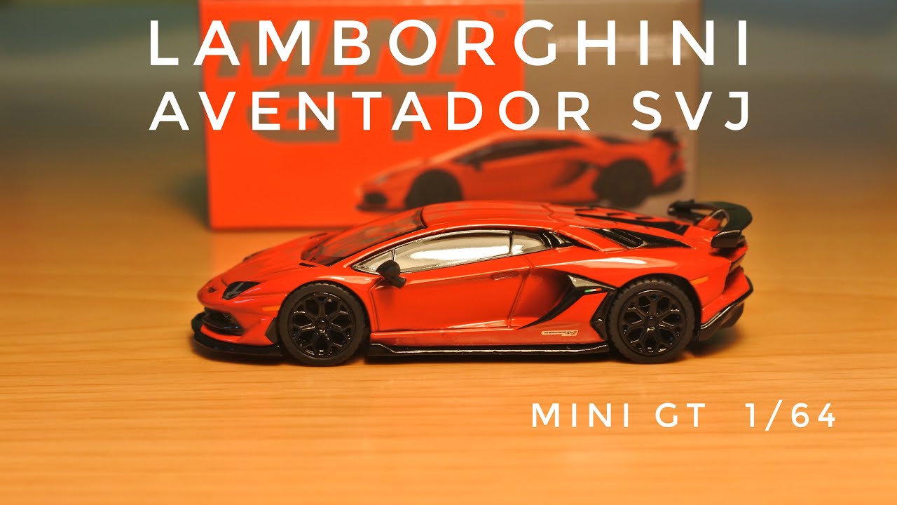 MINI GT Lamborghini Aventador SVJ 1/64 diecast car ミニカー