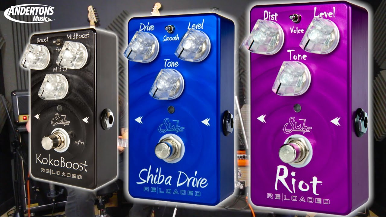 Suhr Reloaded Drive Pedal Demo - Koko, Shiba & Riot - YouTube