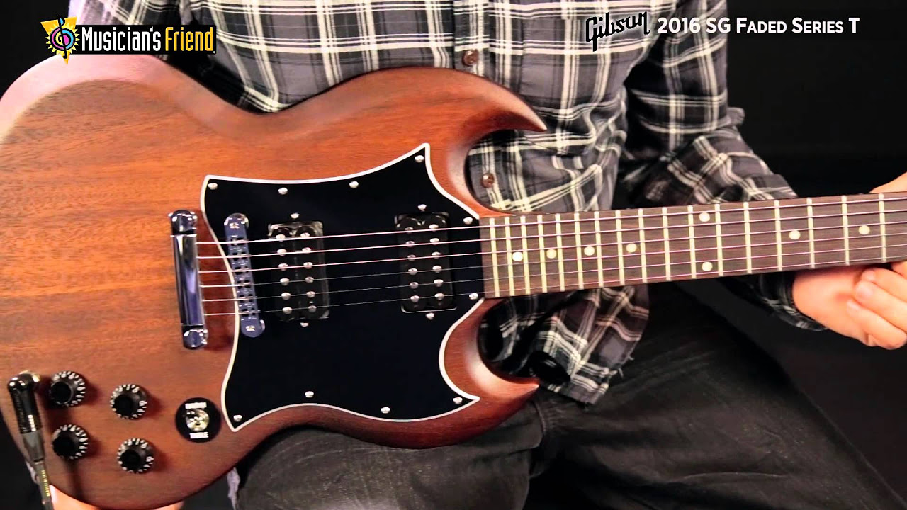 Gibson 2016 SG Faded Series T - YouTube
