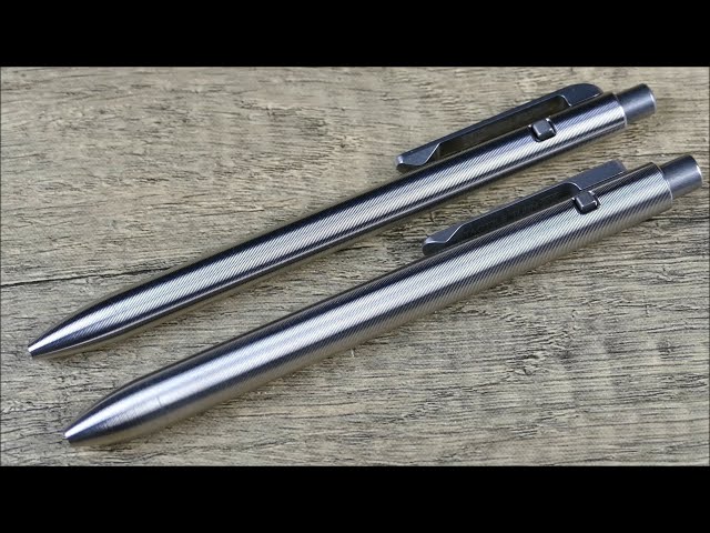 On Point EDC: Tactile Turn – Slim Side Click Pen (Titanium/Short