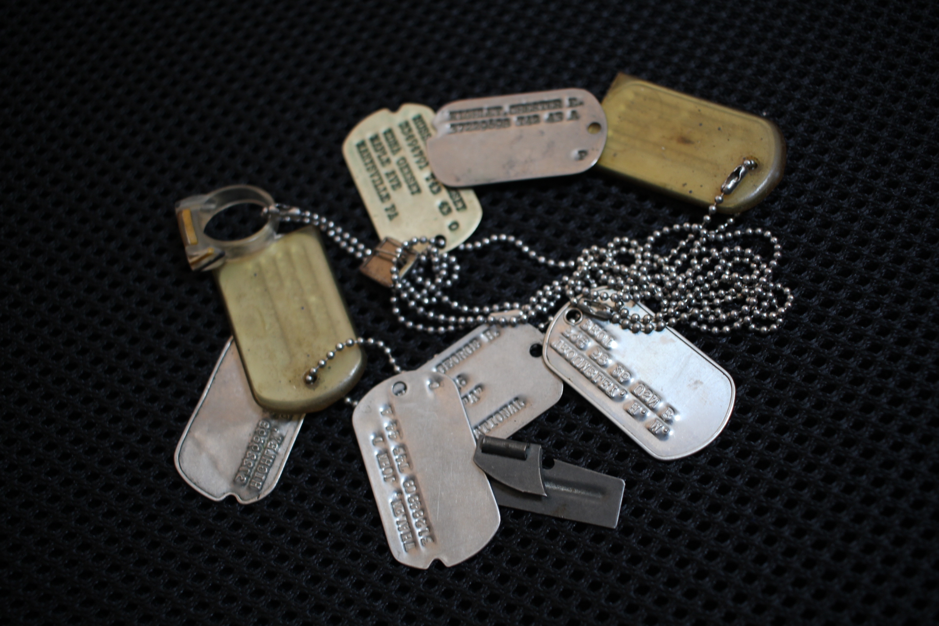 米軍 実物 ドッグタグ&チェーン WW2 【公式通販】